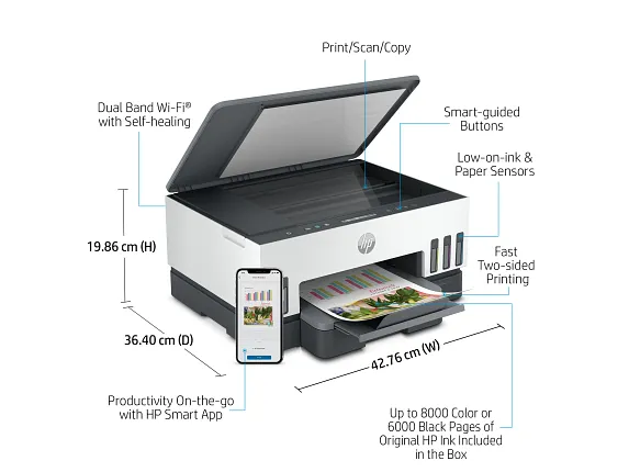 HP Smart Tank 7001 All-in-One Printer, AI-enabled - Image 4