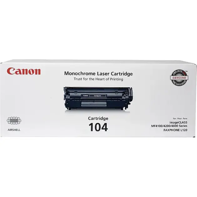 Canon 104 Black Standard Yield Toner Cartridge (0263B001)
