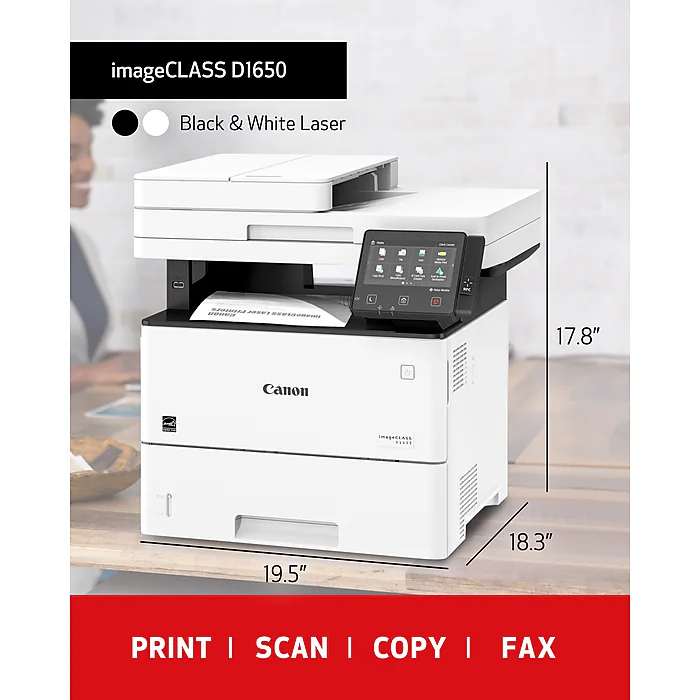 Canon imageCLASS D1650 Wireless Monochrome Laser Multifunction Printer (2223C023) - Image 2